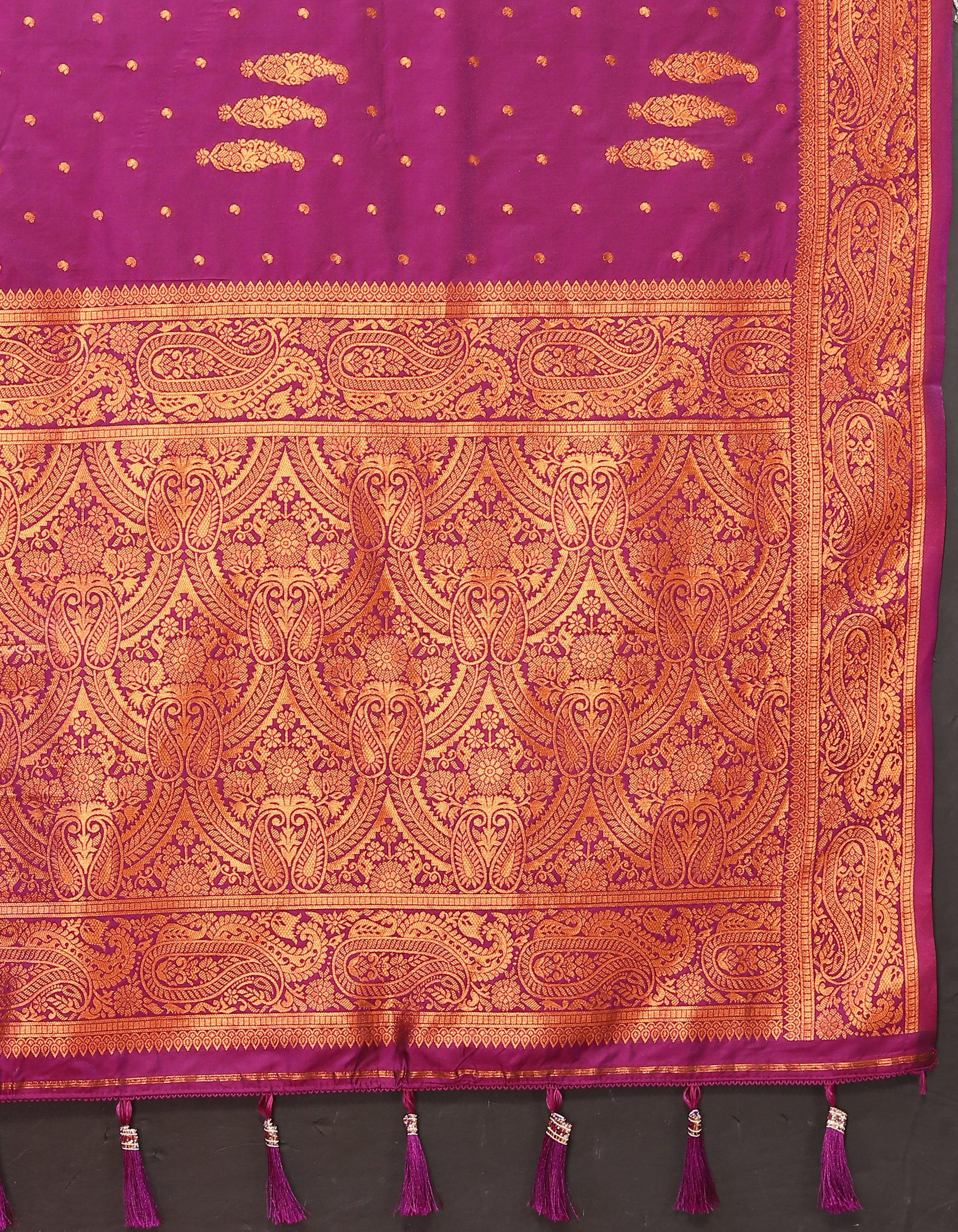 Vsaree Maroon Soft Silk Saree With Heavy Rich Pallu And Zari Weaving Work With Blouse