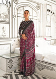 Vsaree Magenta Banarasi Silk Designer Saree With Banarasi Border And Blouse