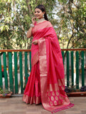 Bandhani Silk Saree with Bandhej Work Multi Color Silk Saree With Rich Zari Border & Tussal  By Vsaree