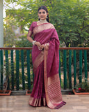 Multi Color Bandhej Patola Silk Saree Kanchi Borders And Contrast Zari Weaving Borders VSaree For Woman