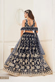 WOMEN'S BLACK BUTTERFLY NET WITH SEQUINS AND EMBROIDERY WORK LEHENGA CHOLI FOR WEDDING