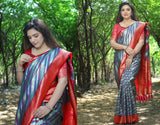 Designer Banarasi Leheriya Design Soft Silk Saree With Pure Golden Zari Border