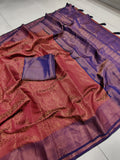 Vsaree Designer Banarasi Silk Saree With Designer Rich Pallu And Blouse