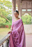 Vsaree Wine Raw Silk Saree With All over weaving Butties And weving pallu and Blouse