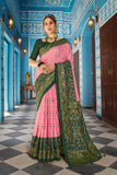 Vsaree Kanjivaram Soft Silk Saree With Zari Weaving Borders And Heavy Rich Pallu