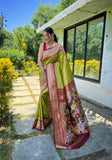 Vsaree Printed Design Soft Silk Saree With Rich Designer Pallu And Blouse