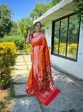 Vsaree Printed Design Soft Silk Saree With Rich Designer Pallu And Blouse