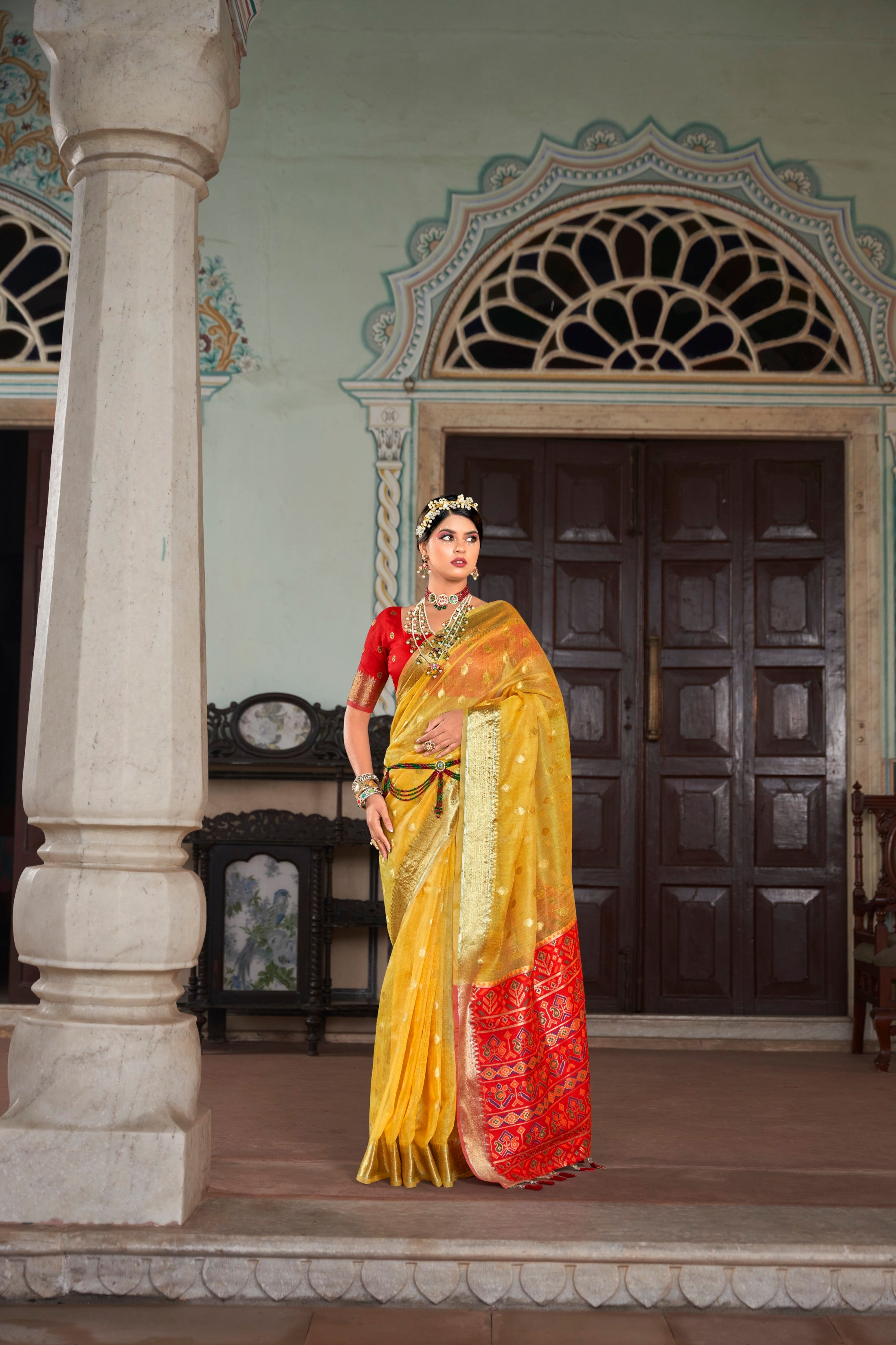 Vsaree Printed Design Soft Silk Saree With Rich Designer Pallu And Blouse