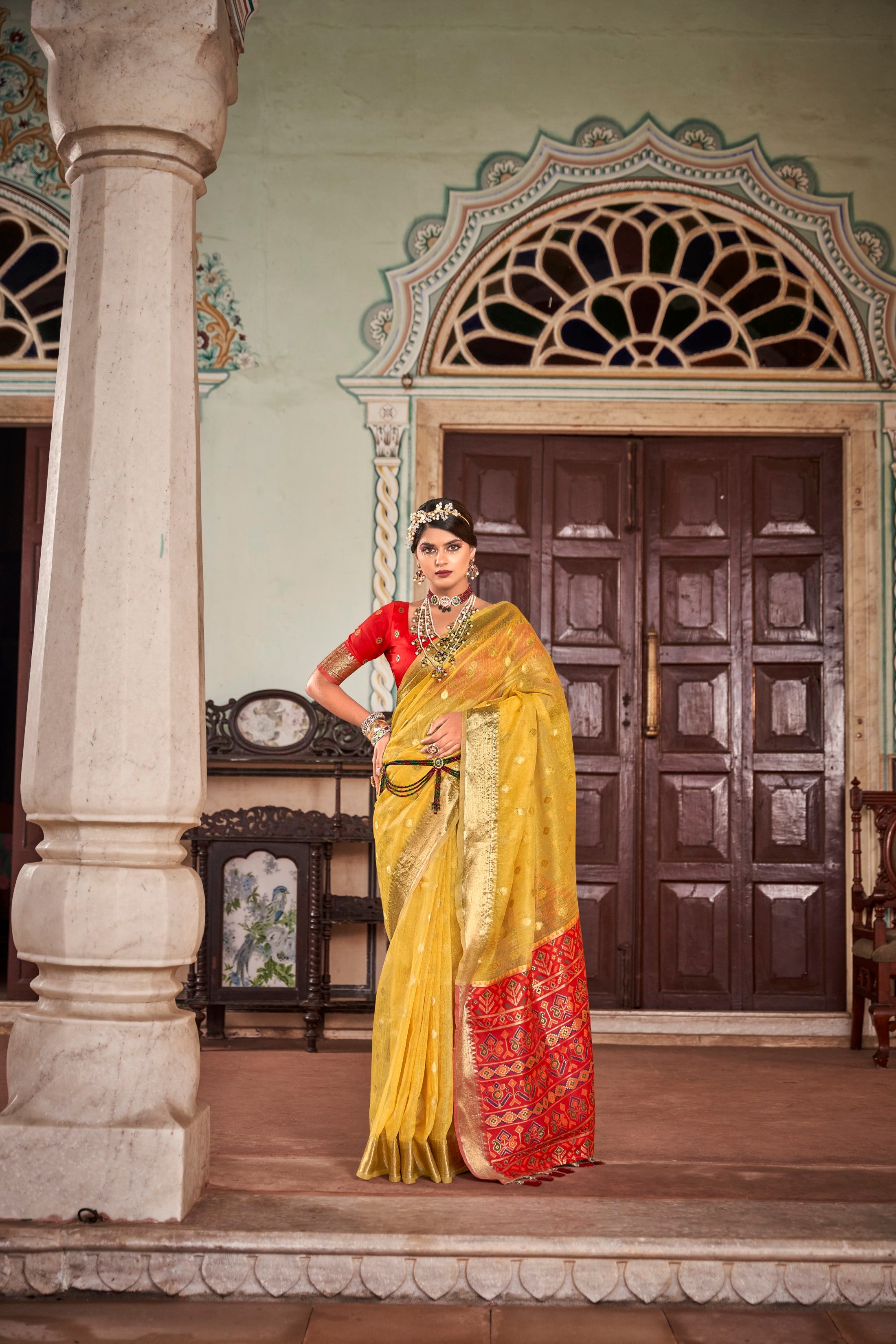 Vsaree Printed Design Soft Silk Saree With Rich Designer Pallu And Blouse