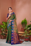 Vsaree Designer Banarasi Silk Saree With Having Rich Pallu And Blouse