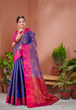 Vsaree Designer Banarasi Silk Saree With Having Rich Pallu And Blouse