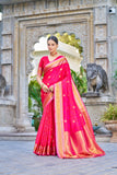 Vsaree Designer Banarasi Silk Saree With Having Rich Pallu And Blouse