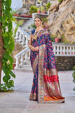 Vsaree Designer Pashmina Silk Saree With Having Rich Pallu And Blouse