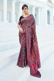 Vsaree Designer Pashmina Silk Saree With Having Rich Pallu And Blouse