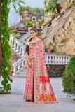 Vsaree Designer Pashmina Silk Saree With Having Rich Pallu And Blouse