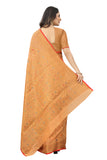 Vsaree Banarasi Cotton Blend Saree With Designer Border And Blouse