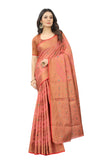 Vsaree Banarasi Cotton Blend Saree With Designer Border And Blouse