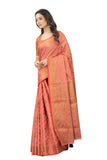 Vsaree Banarasi Cotton Blend Saree With Designer Border And Blouse