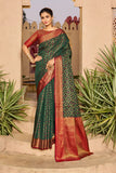 Vsaree Patola Soft Silk Saree And Zari Weaving With Rich Pallu Saree And Blouse