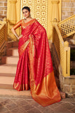 Vsaree Patola Soft Silk Saree And Zari Weaving With Rich Pallu Saree And Blouse