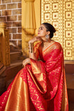 Vsaree Patola Soft Silk Saree And Zari Weaving With Rich Pallu Saree And Blouse