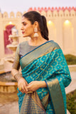 Vsaree Patola Soft Silk Saree And Zari Weaving With Rich Pallu Saree And Blouse