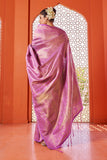 Vsaree Designer Banarasi Silk Saree With Having Rich Pallu And Blouse