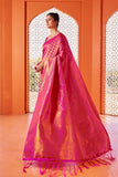 Vsaree Designer Banarasi Silk Saree With Having Rich Pallu And Blouse