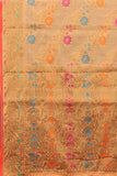 Vsaree Banarasi Cotton Blend Saree With Designer Border And Blouse