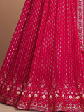 WOMEN'S THREAD & EMBROIDERY WORK GEORGETTE FOR TRADITIONAL LEHENGA CHOLI