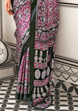 Vsaree Pink Banarasi Silk Designer Saree With Banarasi Border And Blouse