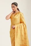 Vsaree Yellow Designer Art Silk Saree With Having Rich Pallu And Blouse