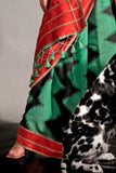 Vsaree Green Banarasi Silk Designer Saree With Banarasi Border And Blouse