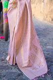 Vsaree Purple Designer Art Silk Saree With Having Rich Pallu And Blouse