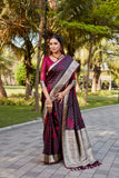 Vsaree Kanjivaram Soft Satin Silk Zari Weaving Border With Woven Rich Pallu And Blouse For Women