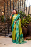 Vsaree Tissue Silk Fancy Wear Saree With Blouse For Women