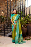 Vsaree Tissue Silk Fancy Wear Saree With Blouse For Women