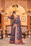 Vsaree Designer Pashmina Cotton Saree With Having Rich Pallu And Blouse