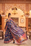 Vsaree Designer Pashmina Cotton Saree With Having Rich Pallu And Blouse