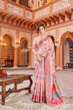 Vsaree Designer Pashmina Cotton Saree With Having Rich Pallu And Blouse