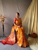 Vsaree Patola Silk Saree With Designer Heavy Rich Pallu And Zari Weaving Blouse