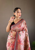 Vsaree Printed Design Soft Silk Saree With Rich Designer Pallu And Blouse