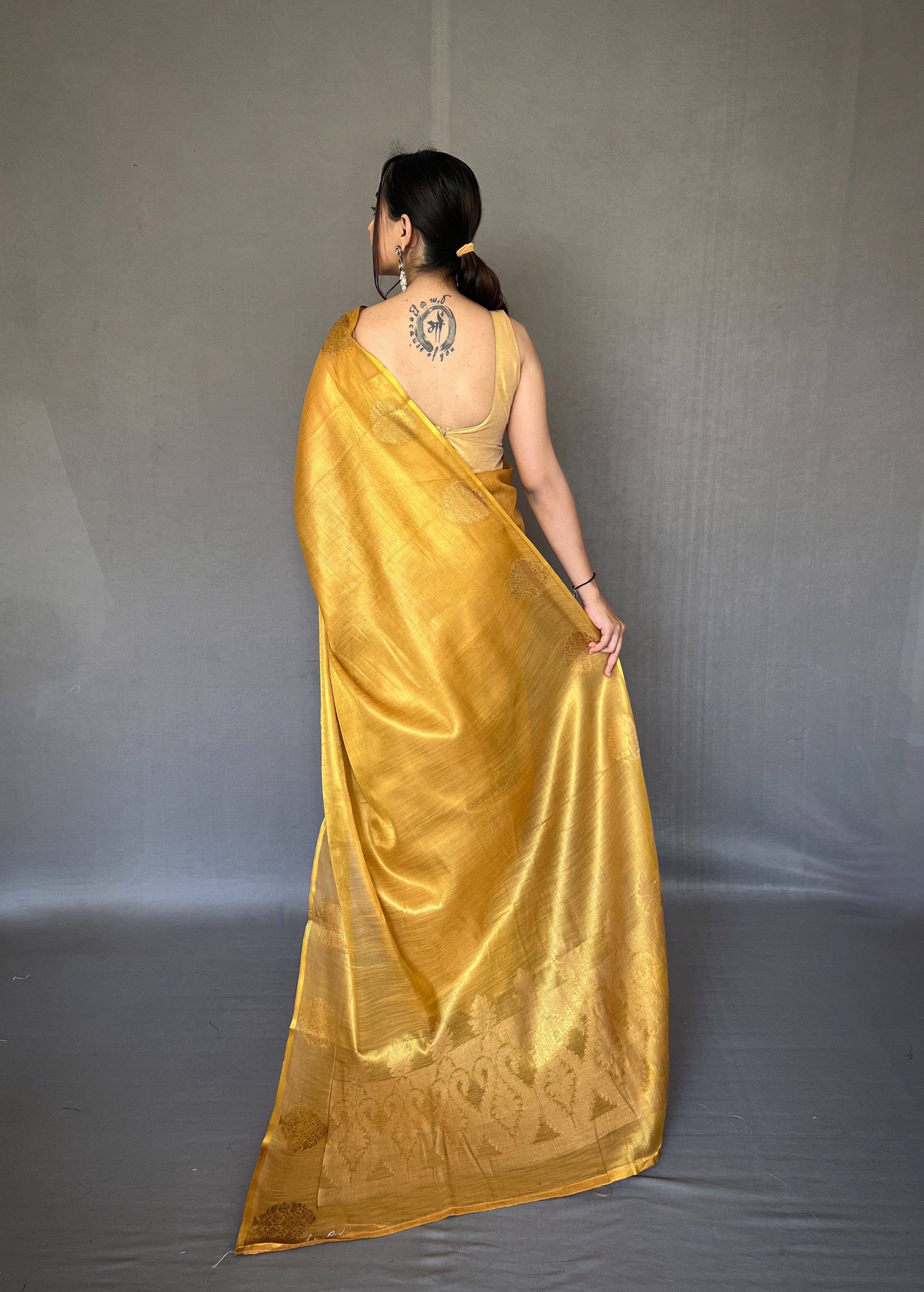 Vsaree Banarasi Design Tissue Silk Saree With Zari Work And Heavy Rich Pallu