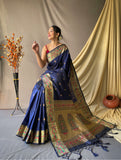 Vsaree Patola Soft Silk Saree And Zari Weaving With Rich Pallu Saree And Blouse For Women