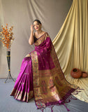 Vsaree Patola Soft Silk Saree And Zari Weaving With Rich Pallu Saree And Blouse For Women