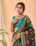 Vsaree Kanjivaram Soft Silk Weaving Borders Havy Design Saree With Blouse For Women