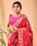 Vsaree Kanjivaram Soft Silk Weaving Borders Havy Design Saree With Blouse For Women