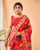 Vsaree Kanjivaram Soft Silk Weaving Borders Havy Design Saree With Blouse For Women