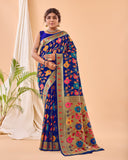 Vsaree Kanjivaram Soft Silk Weaving Borders Havy Design Saree With Blouse For Women