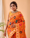 Vsaree Kanjivaram Soft Silk Weaving Borders Havy Design Saree With Blouse For Women